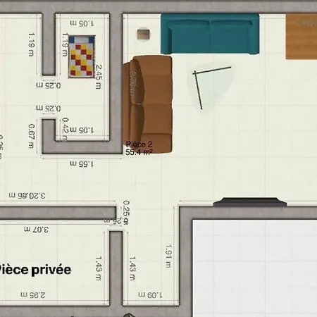 Humilite 45 M Apartment *